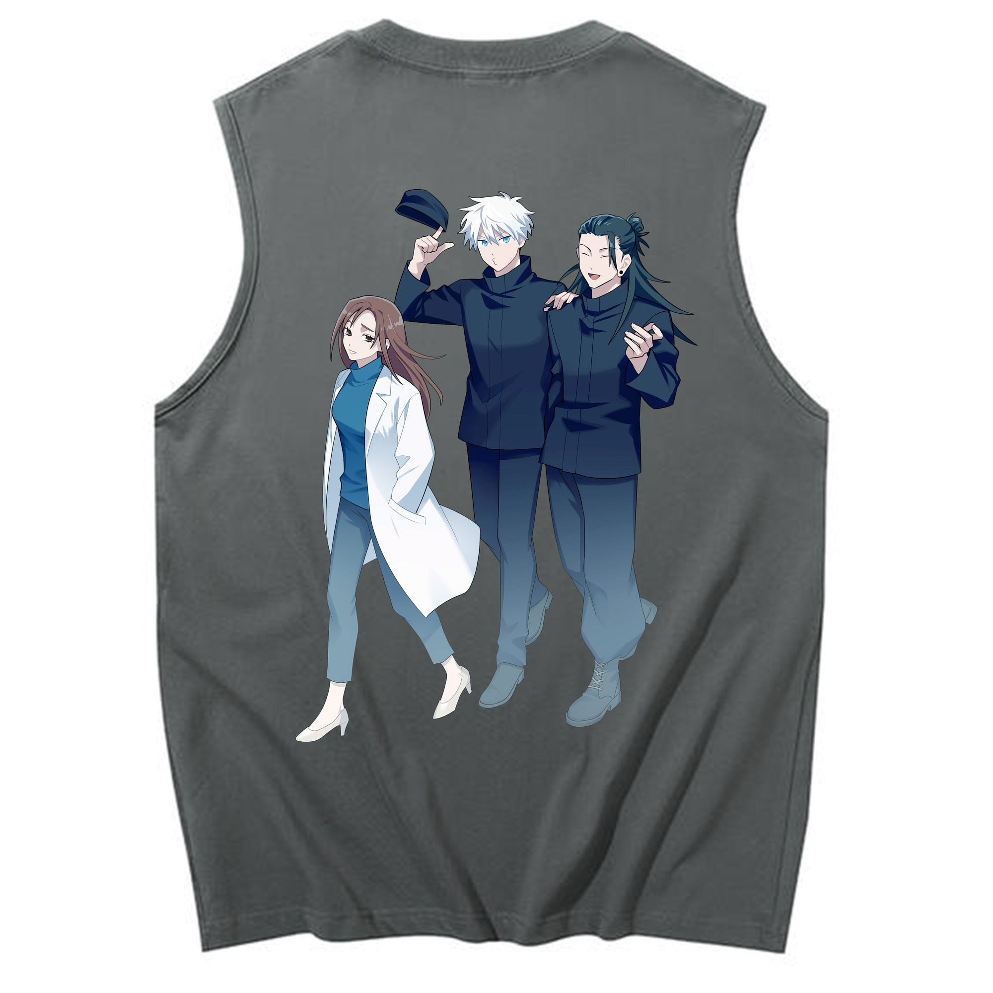 （画像用） 呪術廻戦 Jujutsu Kaisen コットン100％タンクトップ（背面プリント）